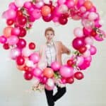 45 CREATIVE DIY BACKDROP IDEAS FOR YOUR WEDDING OR PARTY - Creative Diy Wedding Party Backdrops Valentines Balloon Heart