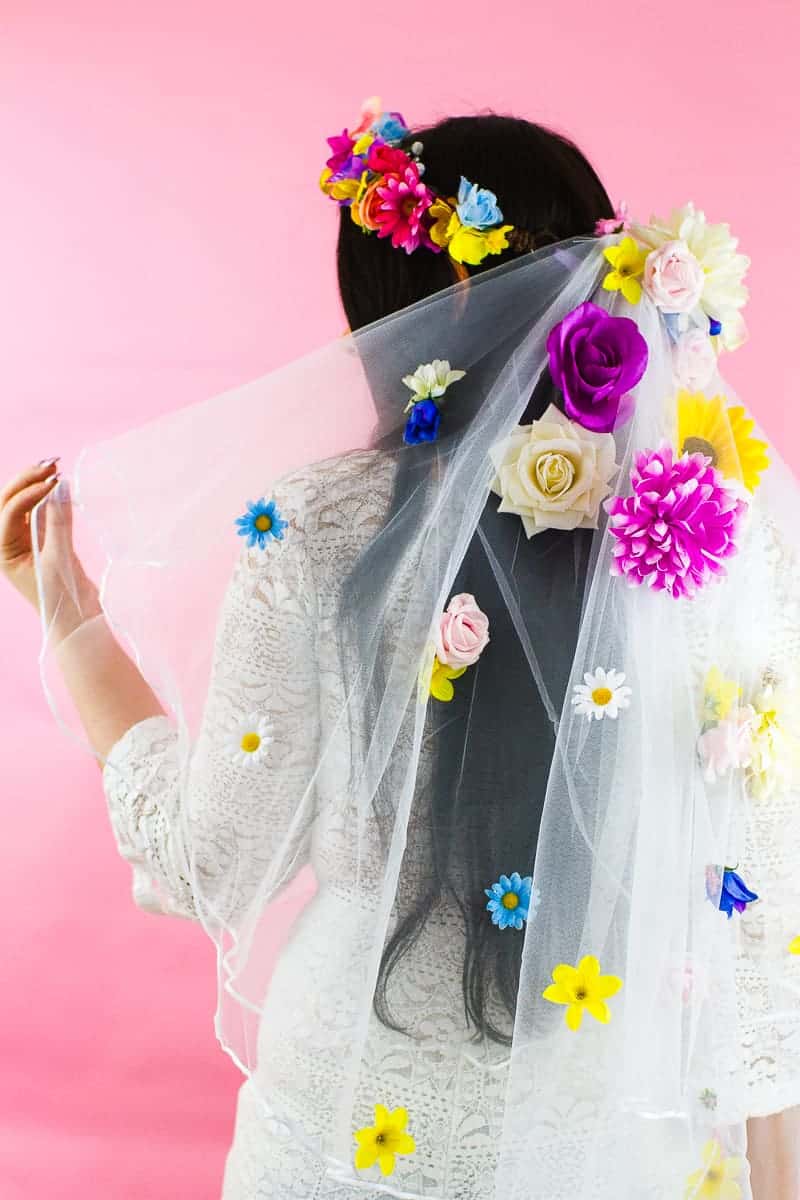 HOW TO MAKE YOUR OWN FLORAL VEIL