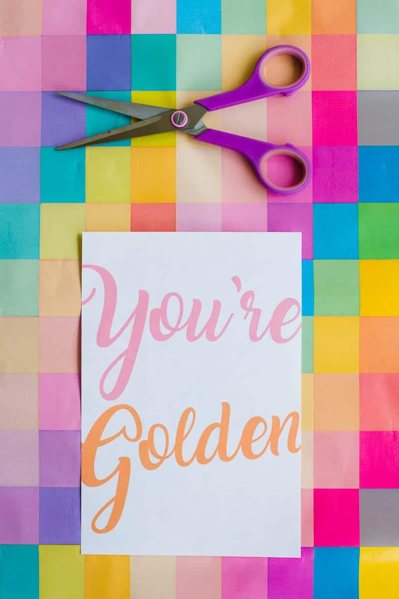 free-printable-thank-you-cards-calligraphy-modern-wedding-postcard-colourful-5-youre-golden