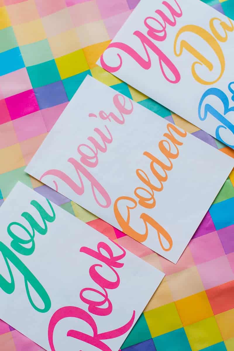 free-printable-thank-you-cards-calligraphy-modern-wedding-postcard-colourful-7-youre-golden