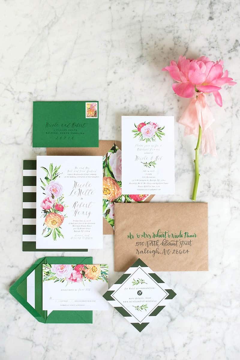 STYLISH FLORAL & FOLIAGE MERRIMON WYNNE HOUSE WEDDING (15)