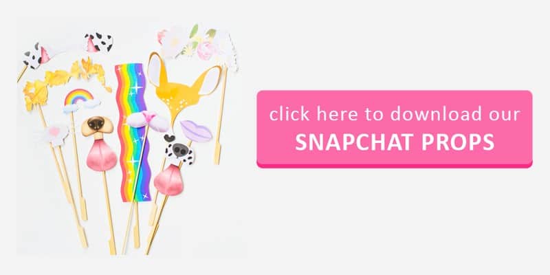 Snapchat Props Button