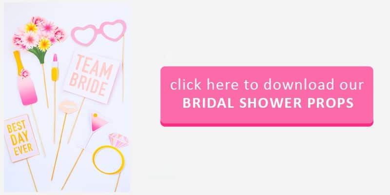 Bridal Shower Props Button