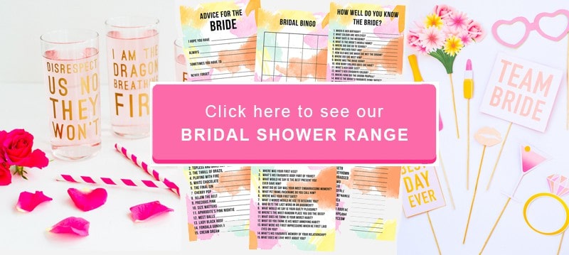 Bridal Shower Range Button