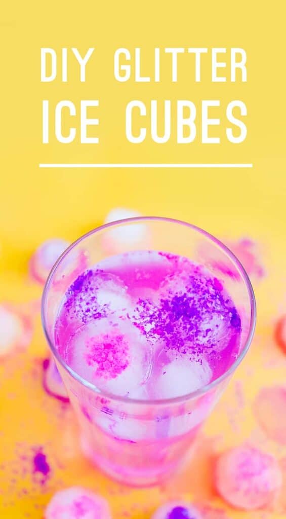 DIY EDIBLE GLITTER ICE CUBES BespokeBride Wedding Blog