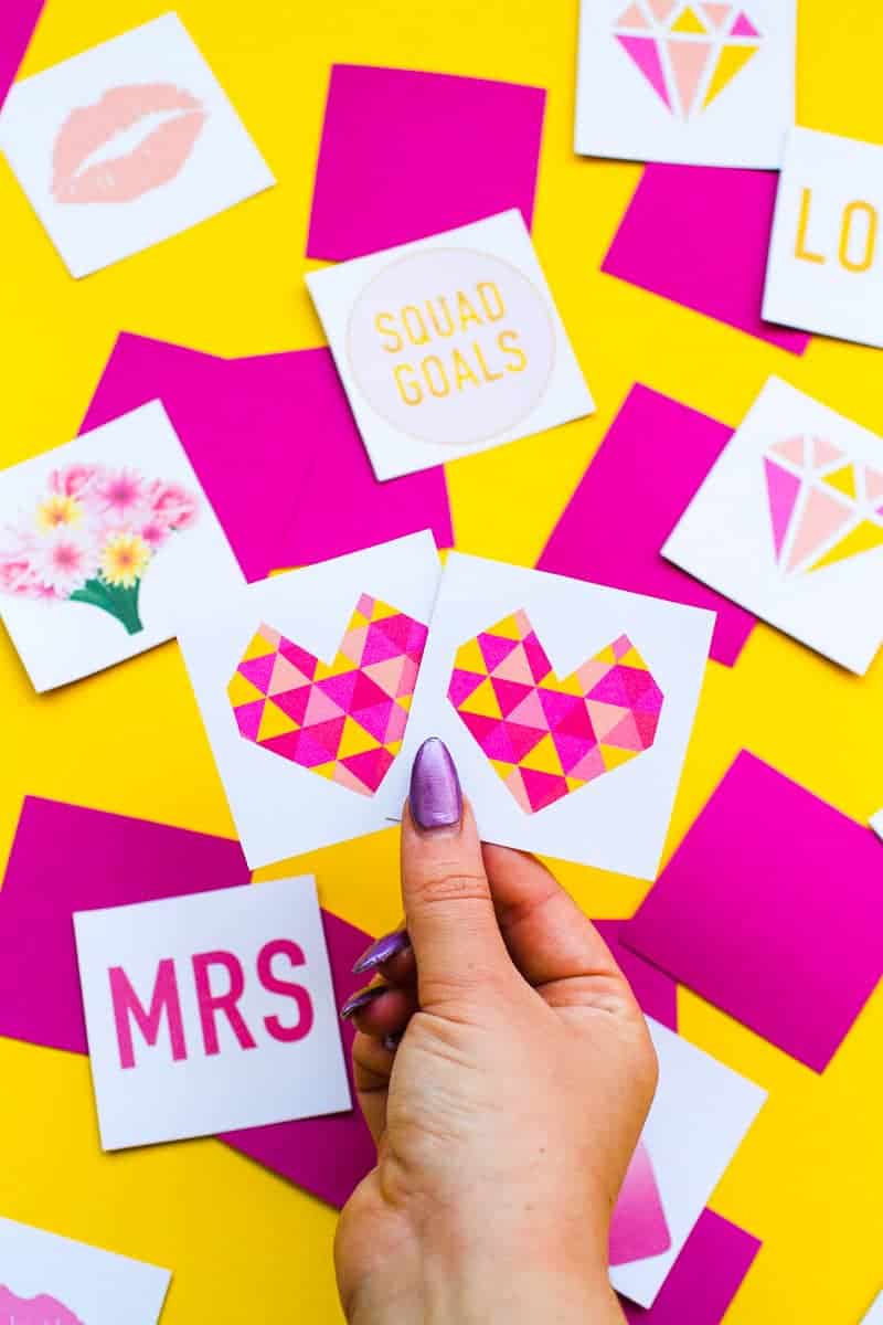 Bridal Shower Memory Game Free Printable