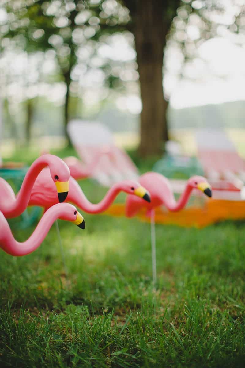 FLAMINGO THEMED ELOPEMENTS IDEAS IN A VINTAGE AIRBNB CAMPERVAN (11)