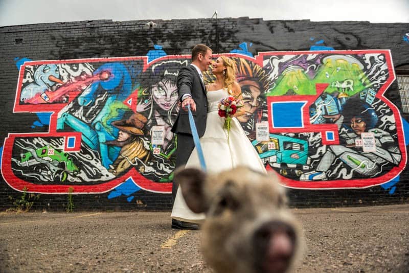 FUNKY COLORADO THEMED WEDDING WITH A PET PIG (3)