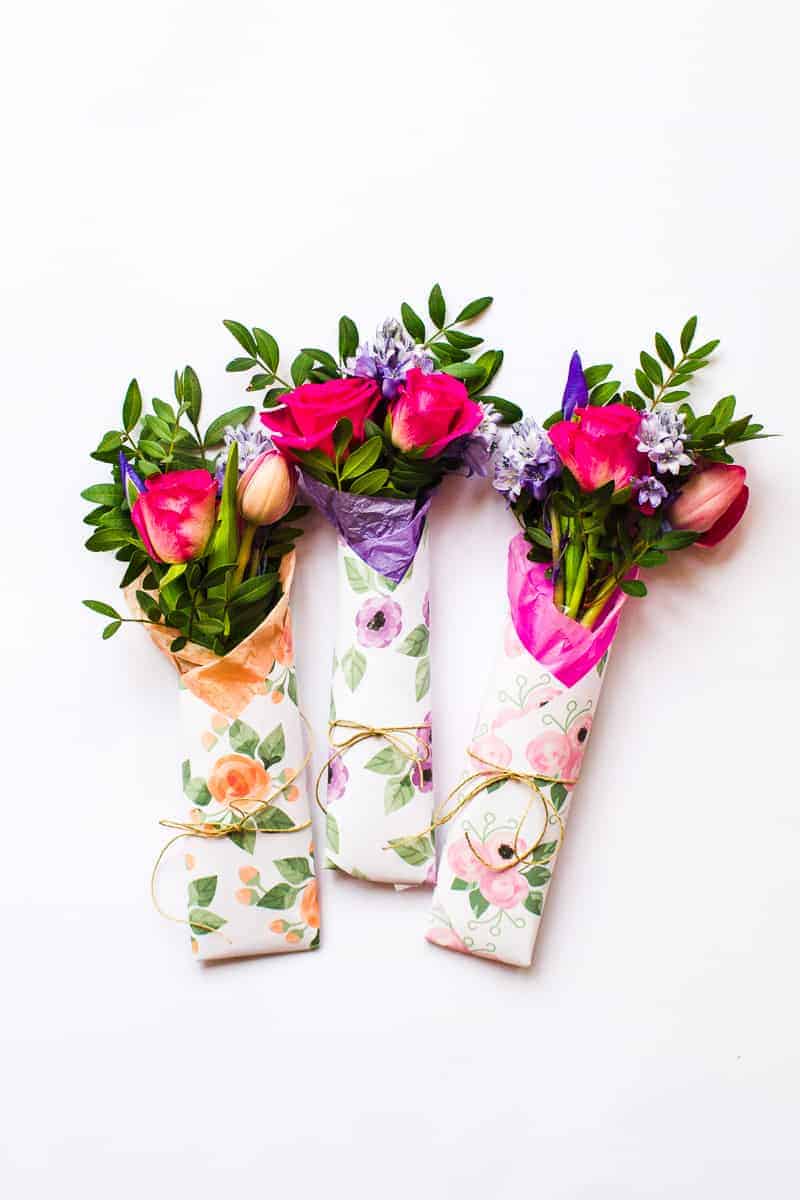 Mother's Day Flower Wrap Bouquet