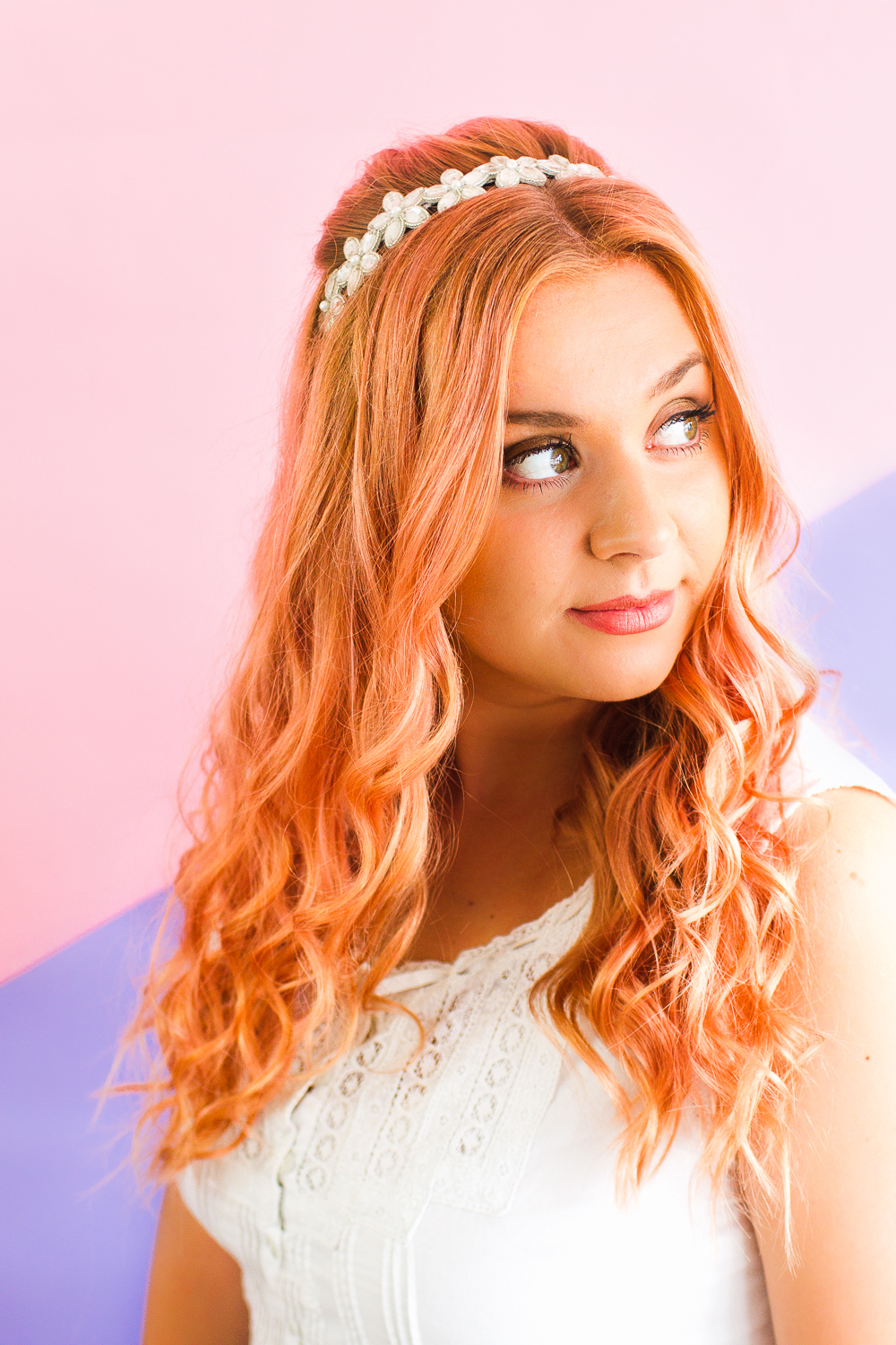 HOW TO WEAR WEDDING HEADBAND WITH HAIRSTYLE WEDDING ... (1000 x 1500 Pixel)