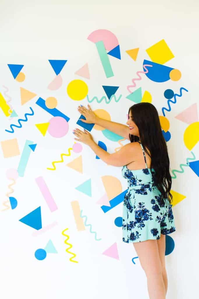 RETRO SHAPES EASY BACKDROP DIY | Bespoke-Bride: Wedding Blog