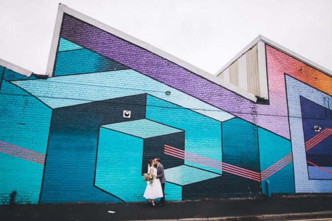 FUN COLORFUL WEDDING IN A NON TRADITIONAL VENUE CAMP AND FURNACE (31)