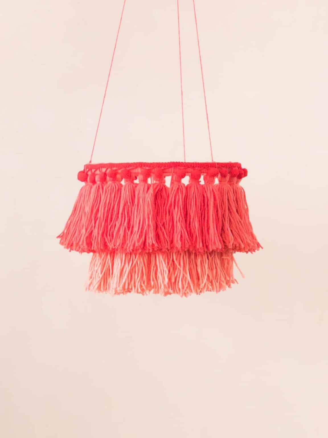 DIY FRINGE CHANDELIER BespokeBride Wedding Blog