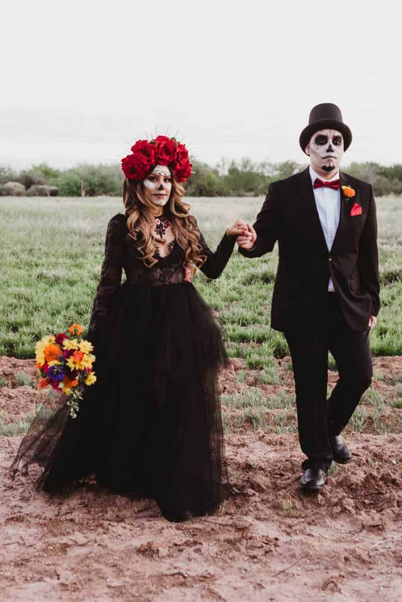 SPOOKTACULAR DAY OF THE DEAD WEDDING INSPIRATION | Bespoke-Bride ...