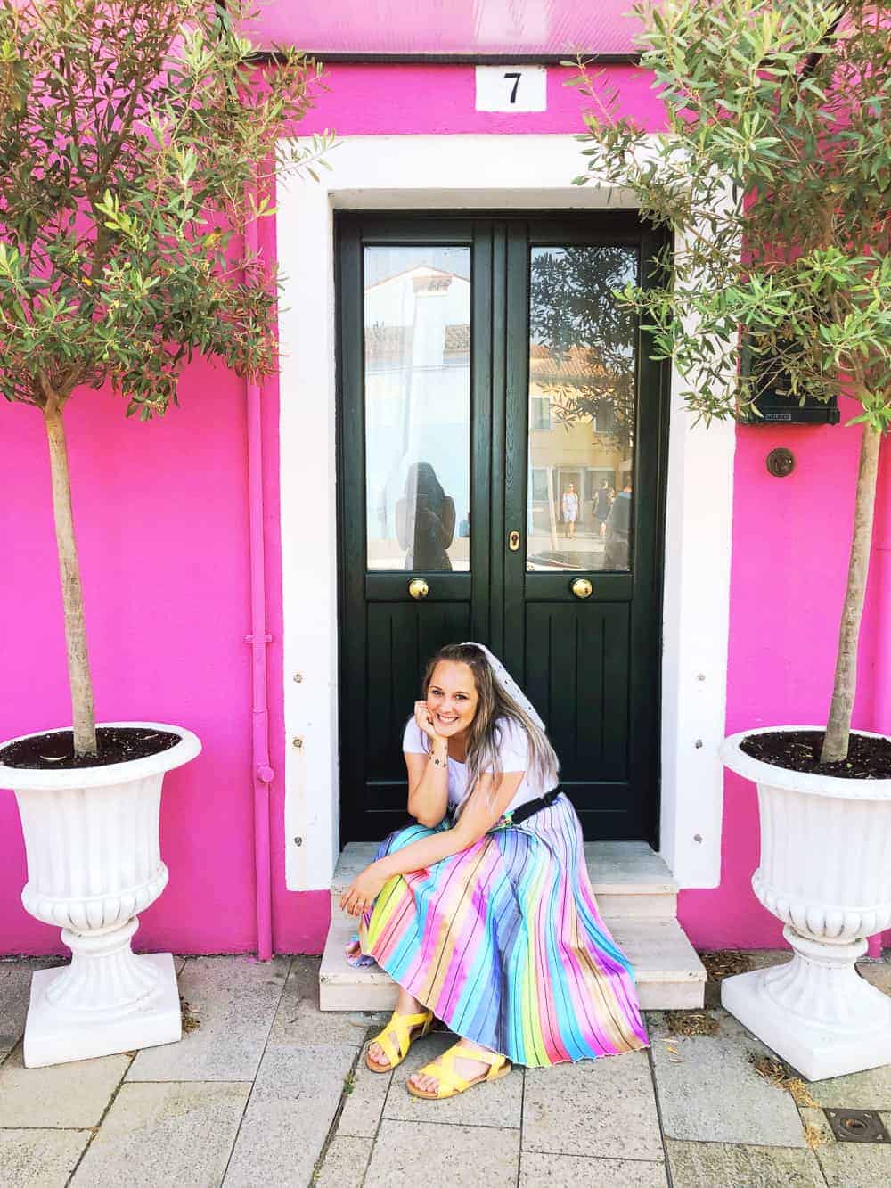 EMILY'S HEN PARTY IN BURANO, VENICE - Burano Italy Travel Guide Hen Party Bachelorette Emily Bespoke Bride