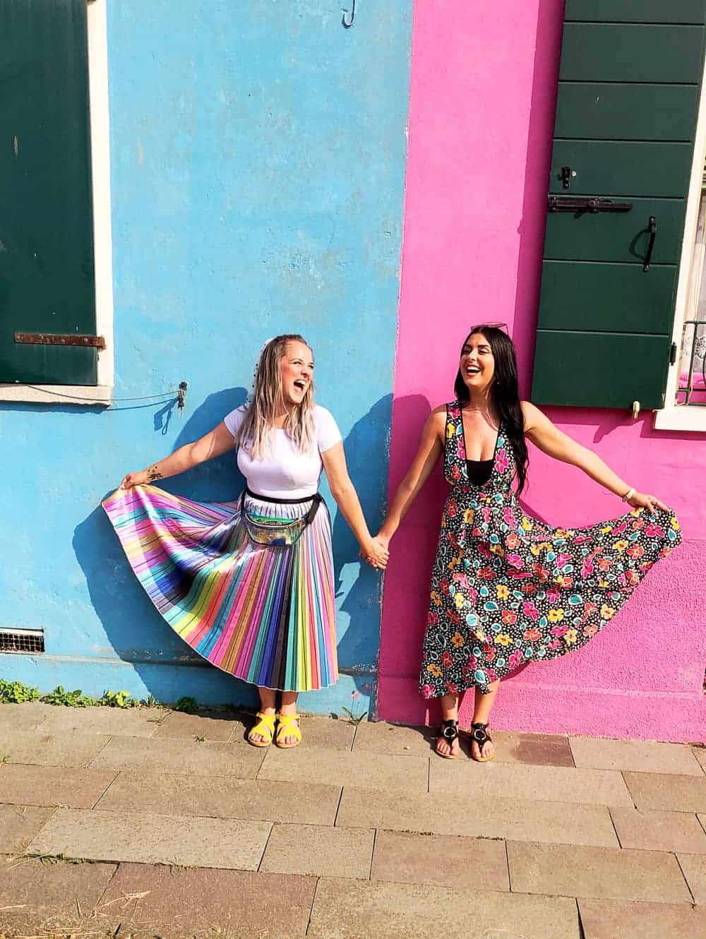 EMILY'S HEN PARTY IN BURANO, VENICE - Burano Italy Travel Guide Hen Party Bachelorette Emily Bespoke Bride