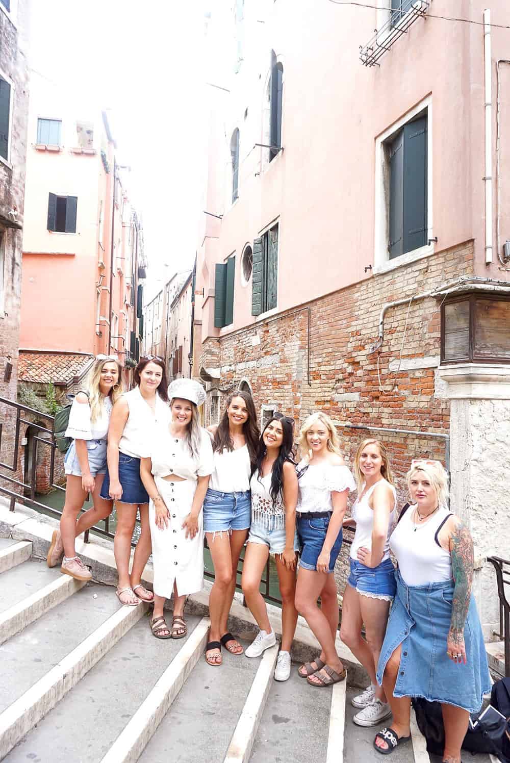 EMILY'S HEN PARTY IN BURANO, VENICE - Burano Italy Travel Guide Hen Party Bachelorette Emily Bespoke Bride