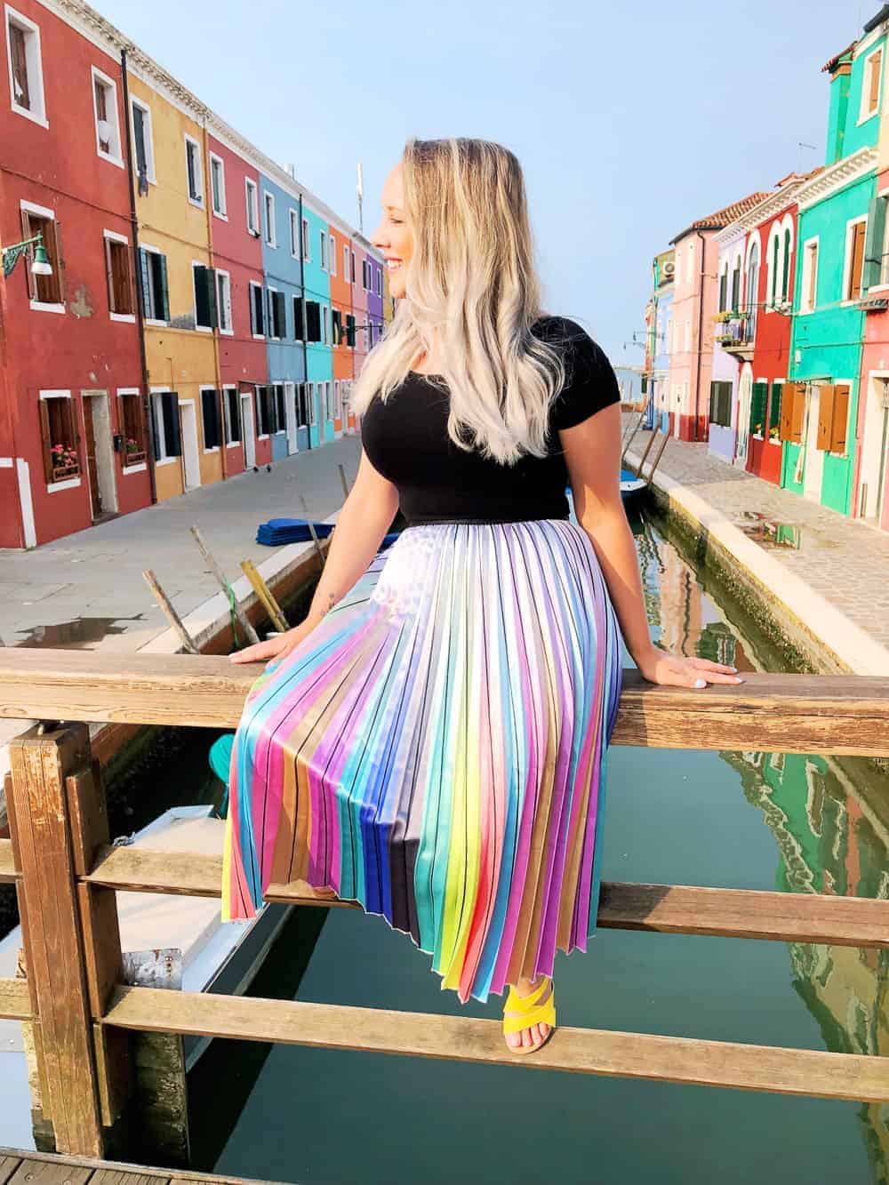 EMILY'S HEN PARTY IN BURANO, VENICE - Burano Italy Travel Guide Hen Party Bachelorette Emily Bespoke Bride