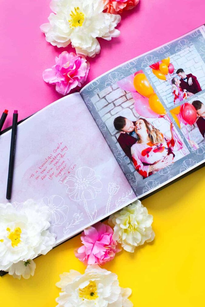 Walmart Photo Book Wedding Guest Book Engagement Photos-8