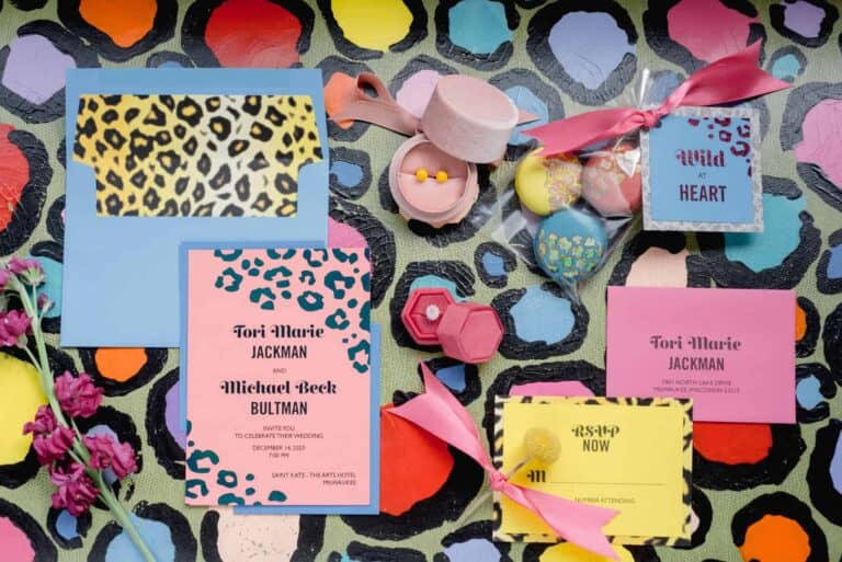 COLOURFUL LEOPARD PRINT WEDDING IDEAS AT SAINT KATE ARTS HOTEL ...