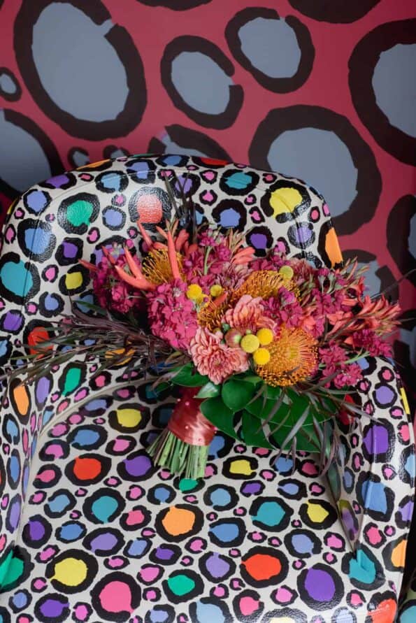 COLOURFUL LEOPARD PRINT WEDDING IDEAS AT SAINT KATE ARTS HOTEL ...