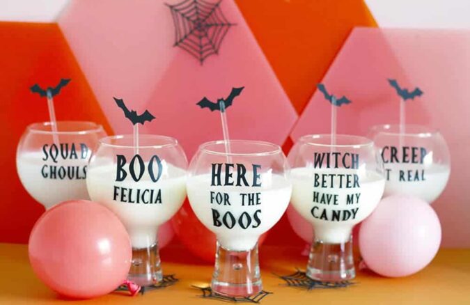 HALLOWEEN PUN VINYL STICKER VINYLY DECAL FUNNY QUOTES 10