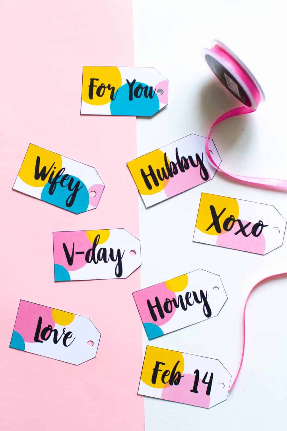 Printable Valentine's Day Gift Tags - Homey Oh My