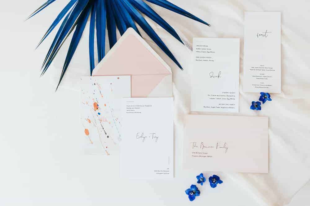 A MODERN ART INSPIRED ENGAGEMENT DINNER - A Modern Art Inspired Engagement Dinner Wedding Inspiration
