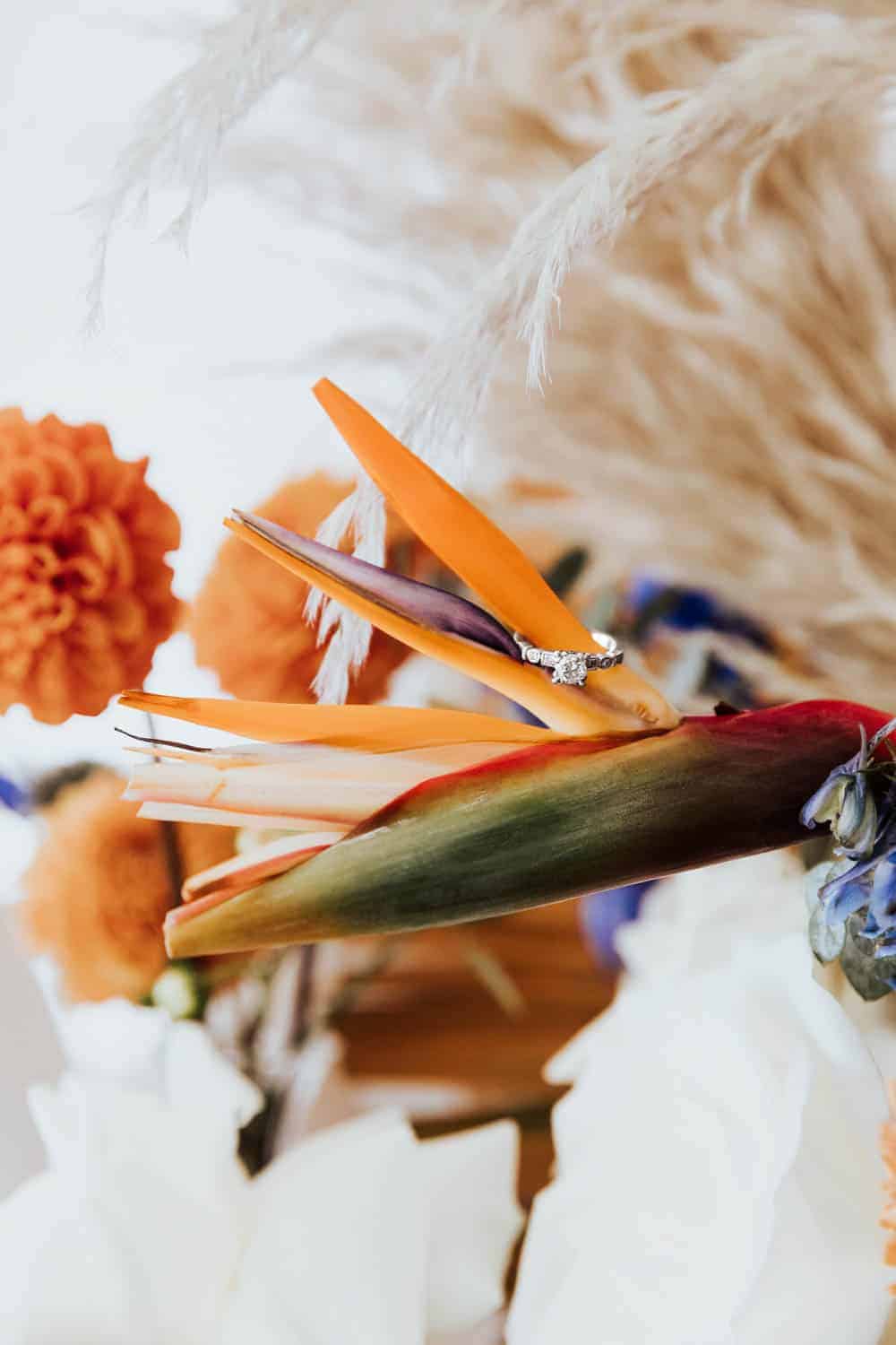 A MODERN ART INSPIRED ENGAGEMENT DINNER - A Modern Art Inspired Engagement Dinner Wedding Inspiration