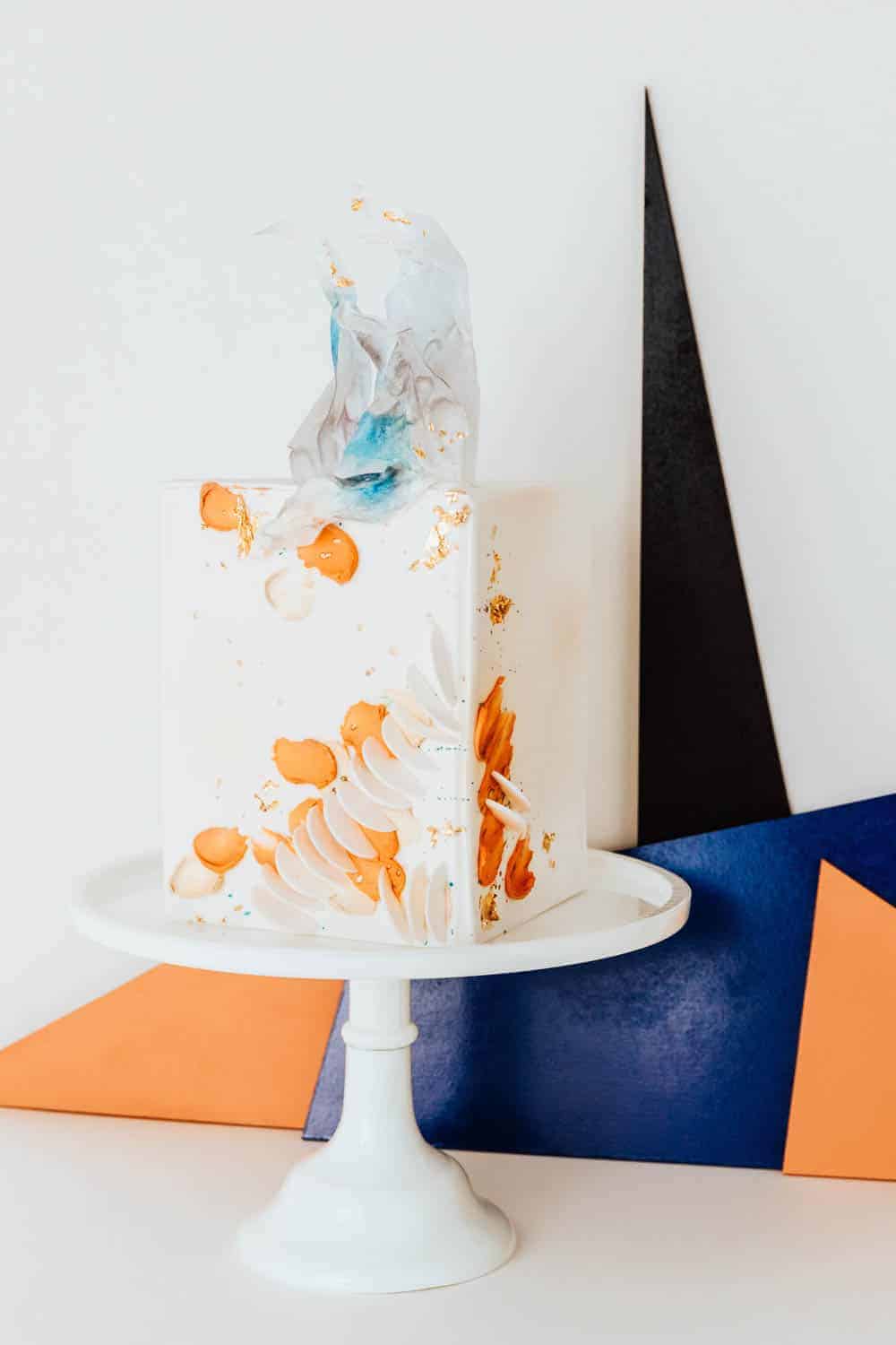 A MODERN ART INSPIRED ENGAGEMENT DINNER - A Modern Art Inspired Engagement Dinner Wedding Inspiration