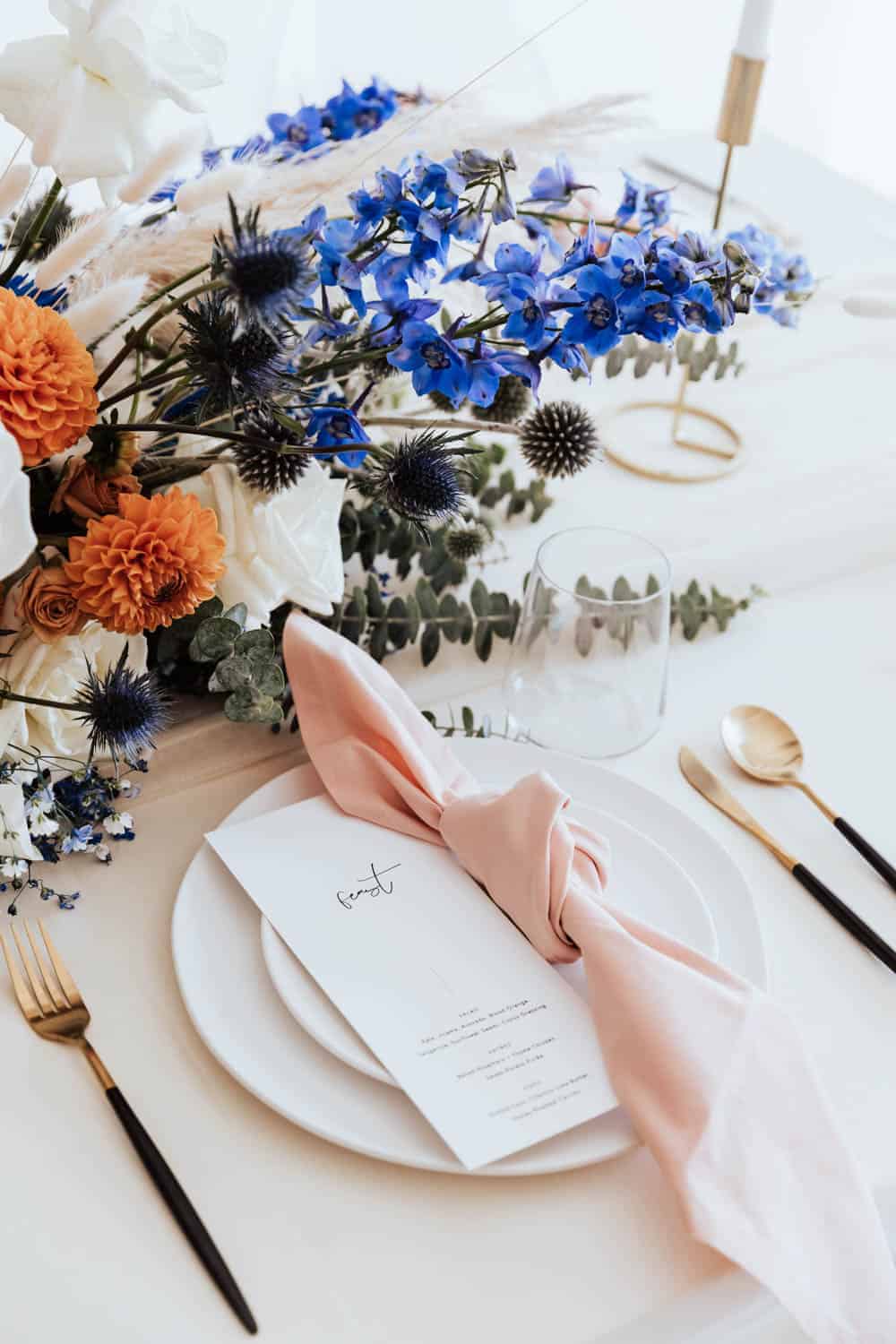 A MODERN ART INSPIRED ENGAGEMENT DINNER - A Modern Art Inspired Engagement Dinner Wedding Inspiration