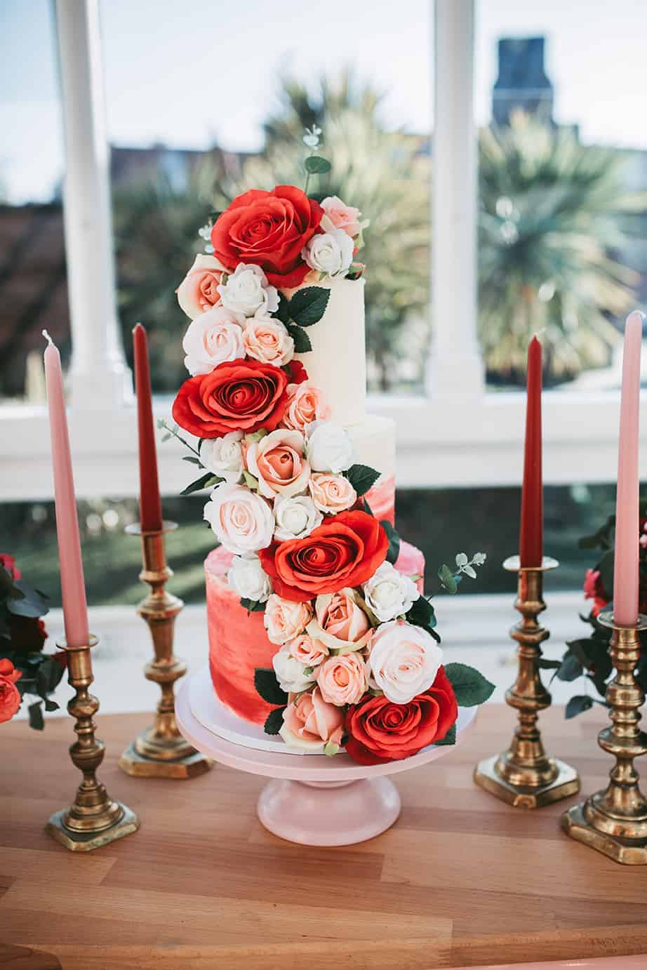 Red and Pink Valentines Day Galentines Day Wedding Ideas