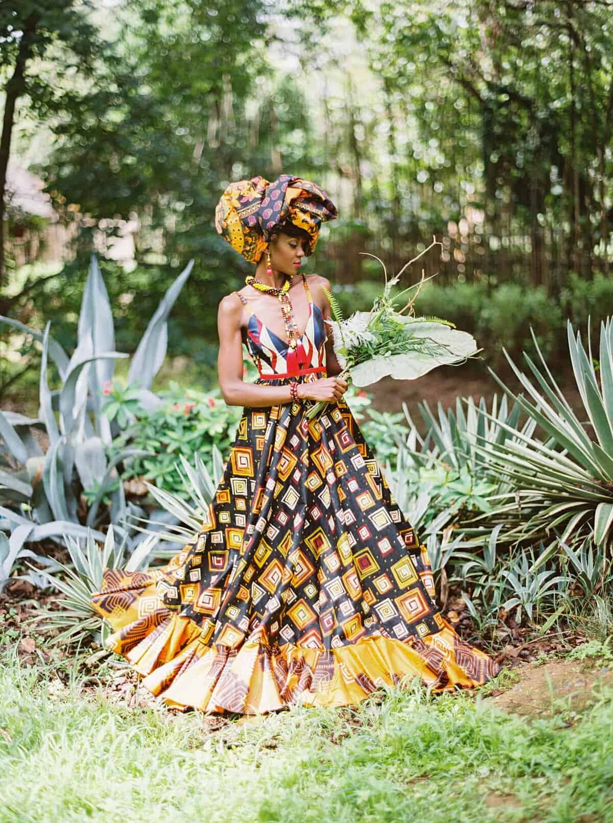 Be transported to the Zambian Plains in Africa and be inspired by these spirited and spell binding traditional African bridal fashion and wedding ideas
