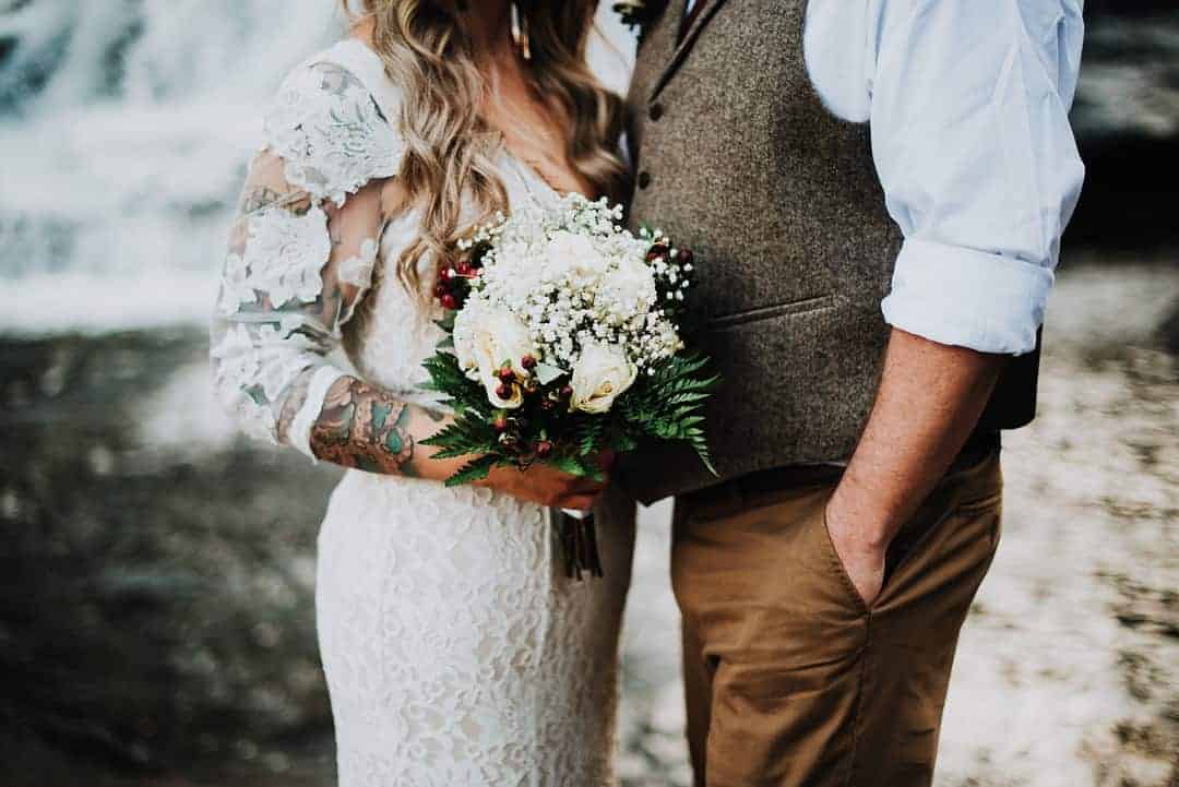 AN INTIMATE ELOPEMENT AT SKINNY DIP FALLS - Garrett Matthews Cappy Phalen Photography Northcarolina Triplefalls Beckytrevor Big