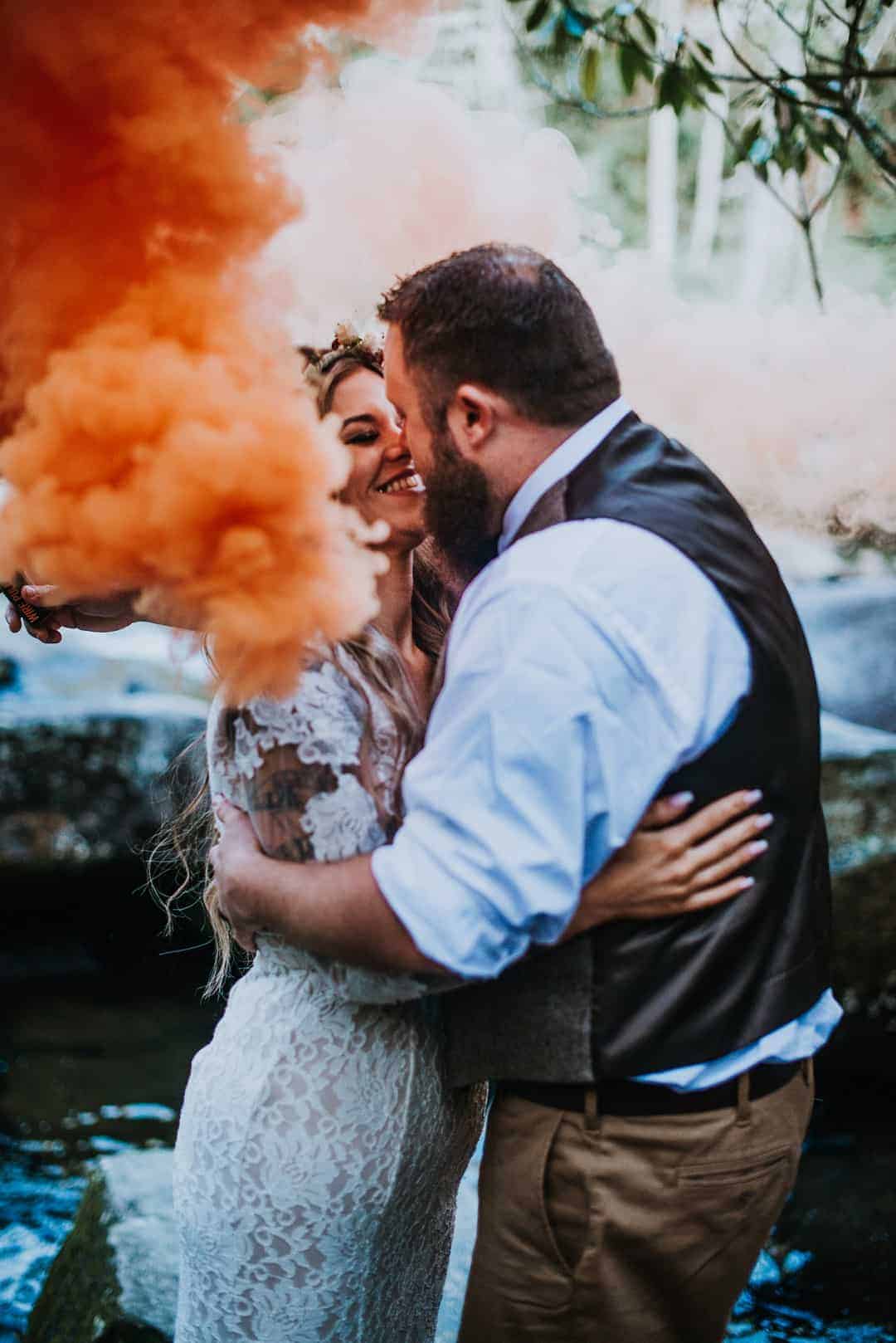 AN INTIMATE ELOPEMENT AT SKINNY DIP FALLS - Garrett Matthews Cappy Phalen Photography Northcarolina Triplefalls Beckytrevor Big