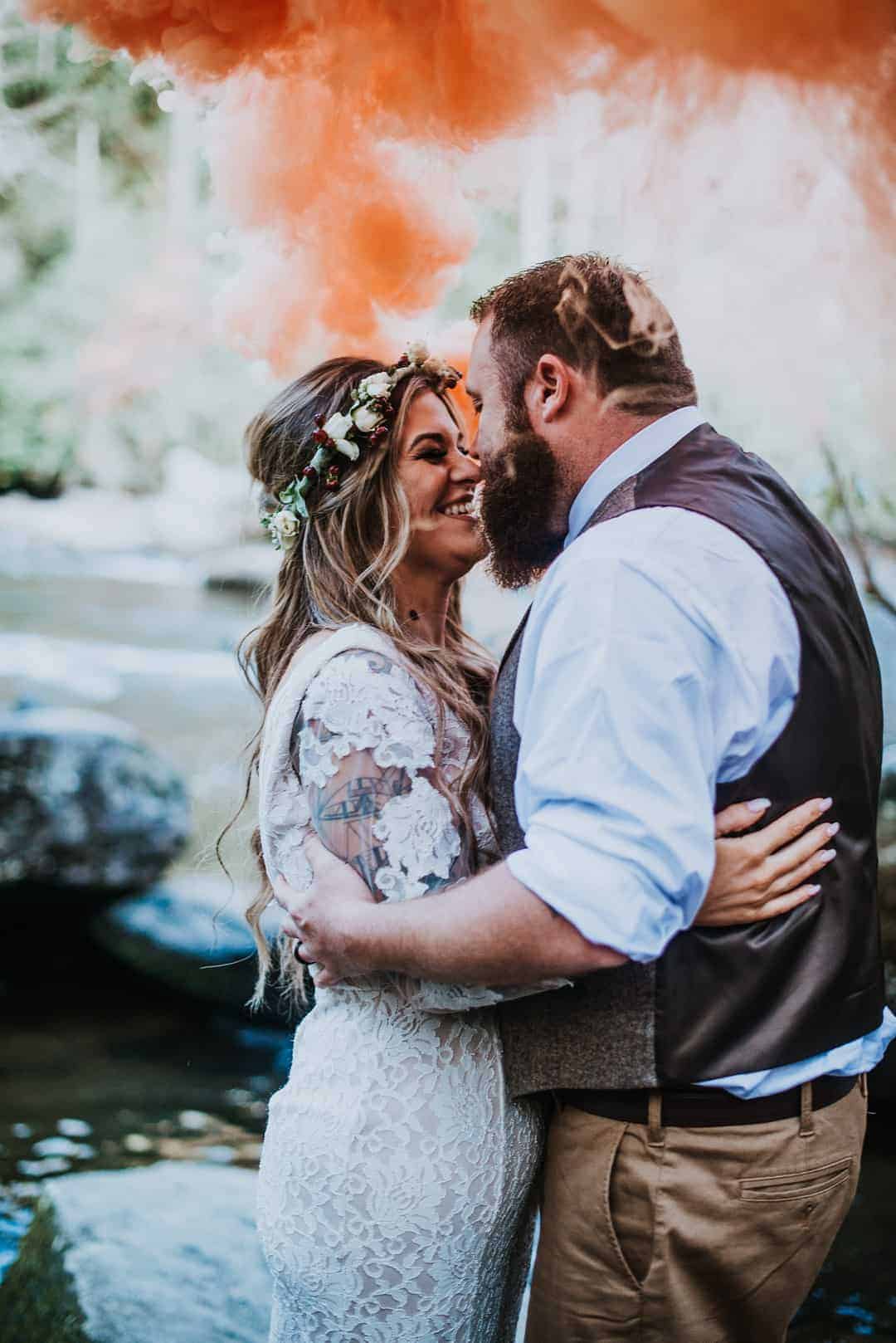 AN INTIMATE ELOPEMENT AT SKINNY DIP FALLS - Garrett Matthews Cappy Phalen Photography Northcarolina Triplefalls Beckytrevor Big