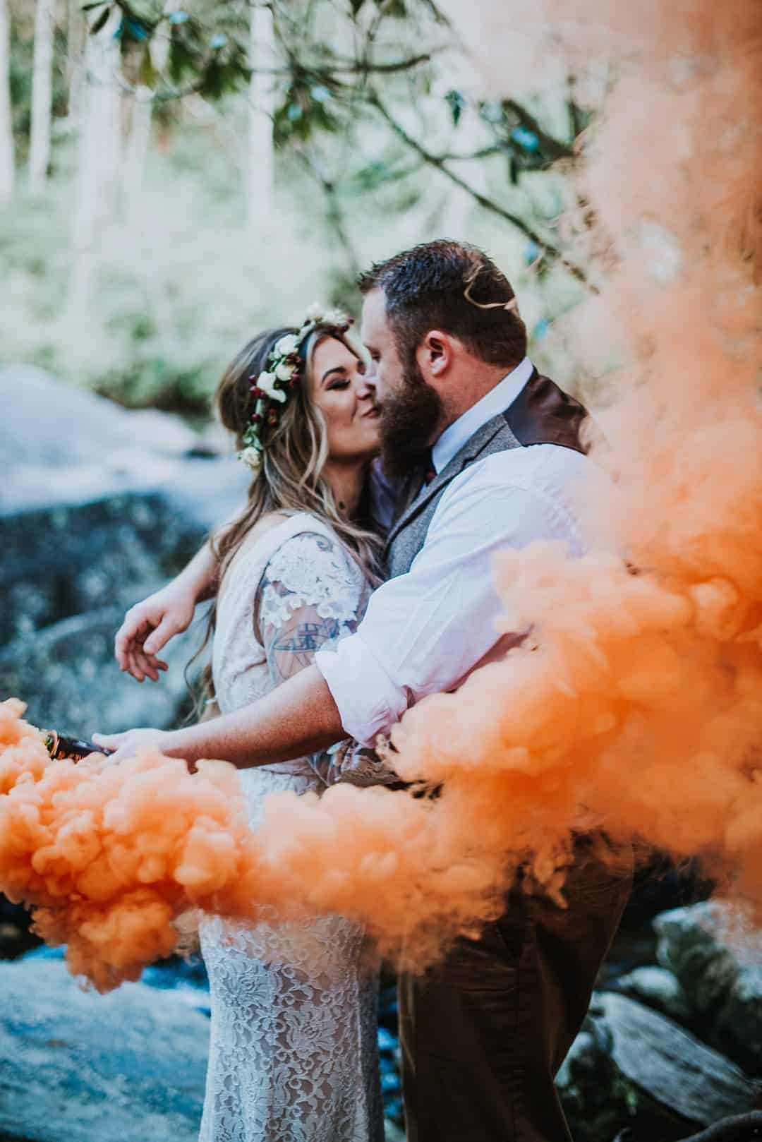 AN INTIMATE ELOPEMENT AT SKINNY DIP FALLS - Garrett Matthews Cappy Phalen Photography Northcarolina Triplefalls Beckytrevor Big
