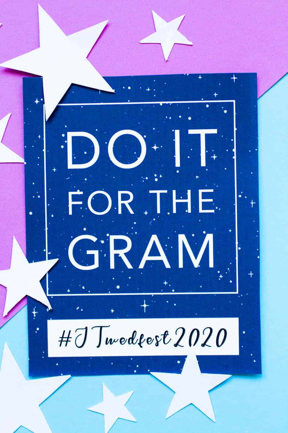 FREE PRINTABLE STAR THEMED WEDDING HASHTAG SIGN - Hashtag Wedding Sign Do It For The Gram Star Themed Celestial Zodiac Galaxy