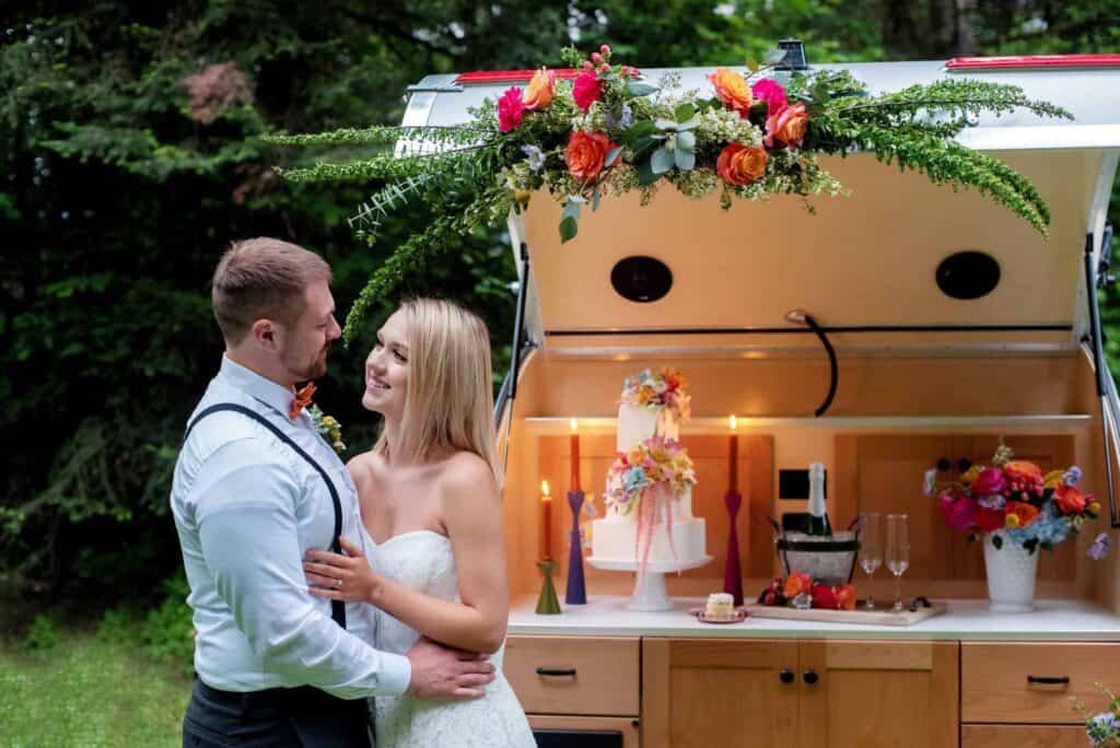 TEARDROP CAMPER ELOPEMENT BespokeBride Wedding Blog