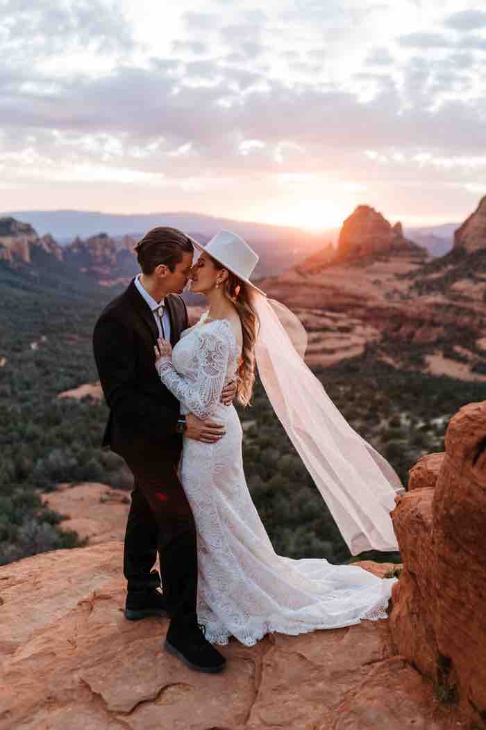 A Beautiful Adventurous Sedona Wedding Photoshoot