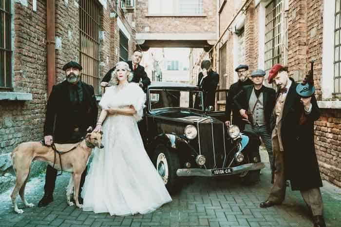 A Dazzling Peaky Blinders Inspired Wedding Styled Shoot in Italy