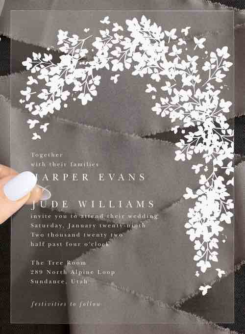 Botanical Wedding Invitations