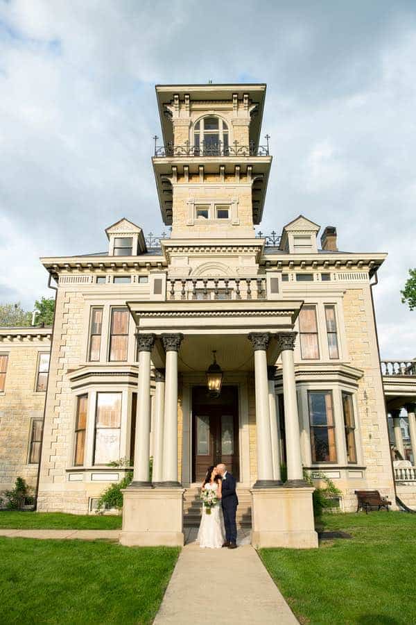 Melissa & Josh’s Wedding at The Historic Renwick Mansion in Davenport, Iowa