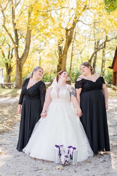 wedding dusty rose bridesmaid dresses BABARONI V-neck Spaghetti Straps Bridesmaid Dress With Slit Papaya Plus Size, Papaya / US18 main image 0