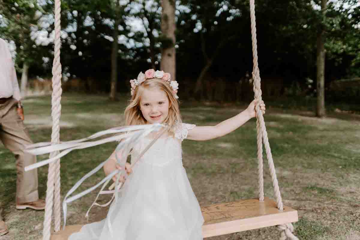 Festival Themed Wedding at East Mersea Hall in Essex pic