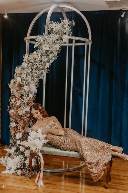 styled wedding burlesque pic