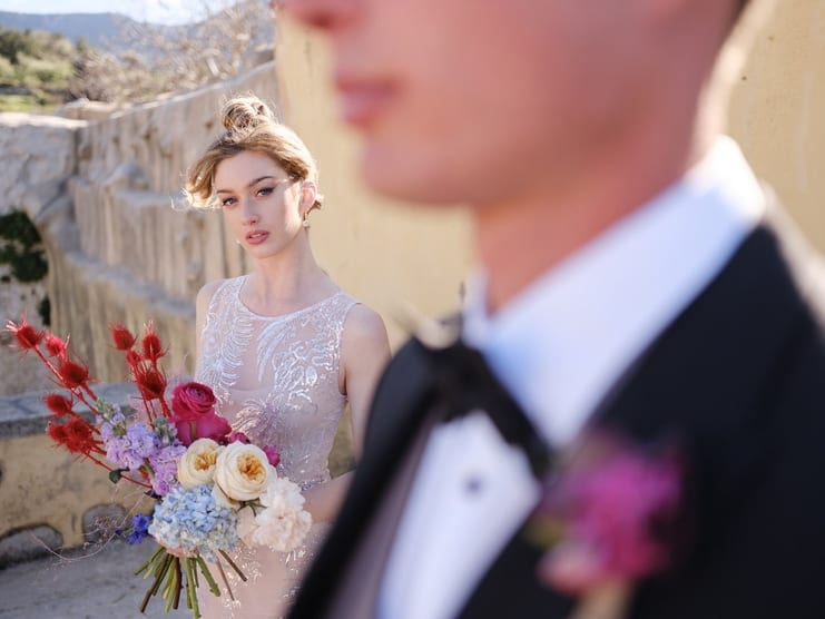 styled wedding photoshoot in crete
