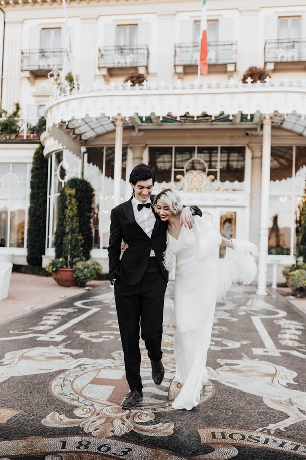 30s-Style Babylon-inspired Wedding at Villa Frua near Lake Maggiore in Italy