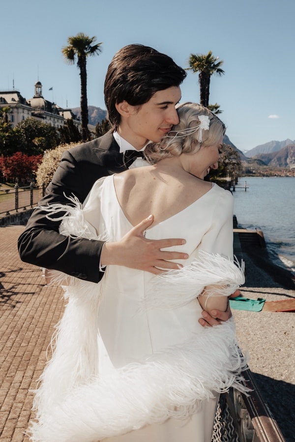 Intimate 30s-Style Babylon-inspired Wedding at Villa Frua near Lake Maggiore in Italy