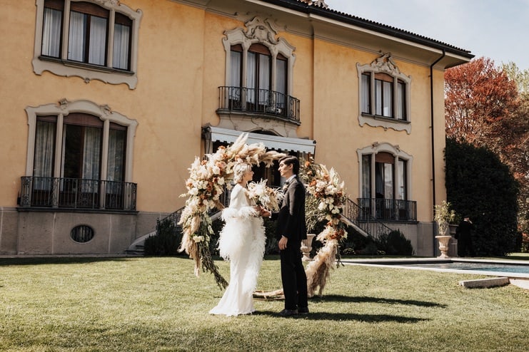Intimate Wedding at Villa Frua near Lake Maggiore in Italy